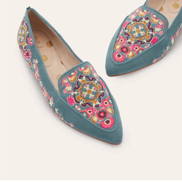 Boden NEW embroidered loafers NEW 41 (9.5)Beautiful flats for spring. Gorgeous - Picture 4 of 10